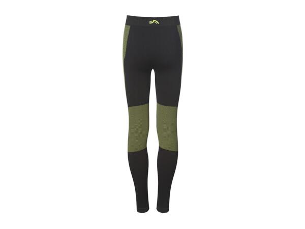 CRIVIT Older Kids' Black Seamless Base Layer Set - 2 Piece Set