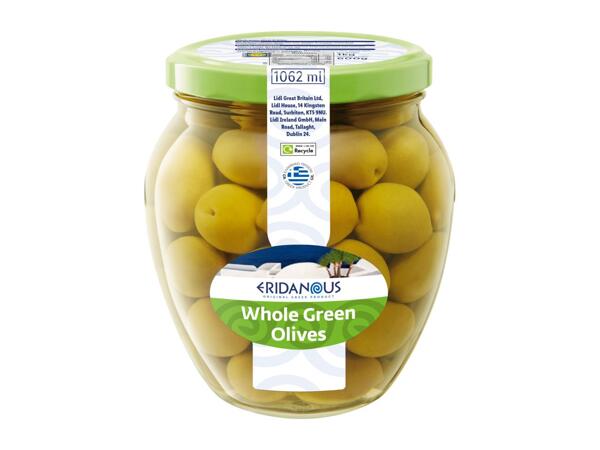 Eridanous Whole Green Olives