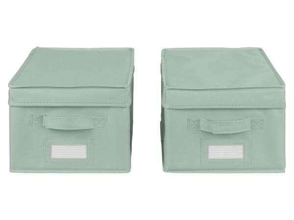 Storage box, 1 o 2 pieces or drawer organisers, 2 pieces