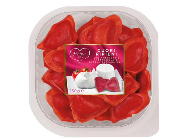 Filled Heart Shaped pasta