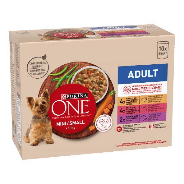 PURINA(R) Aliments humides pour petits chiens, 10 pcs