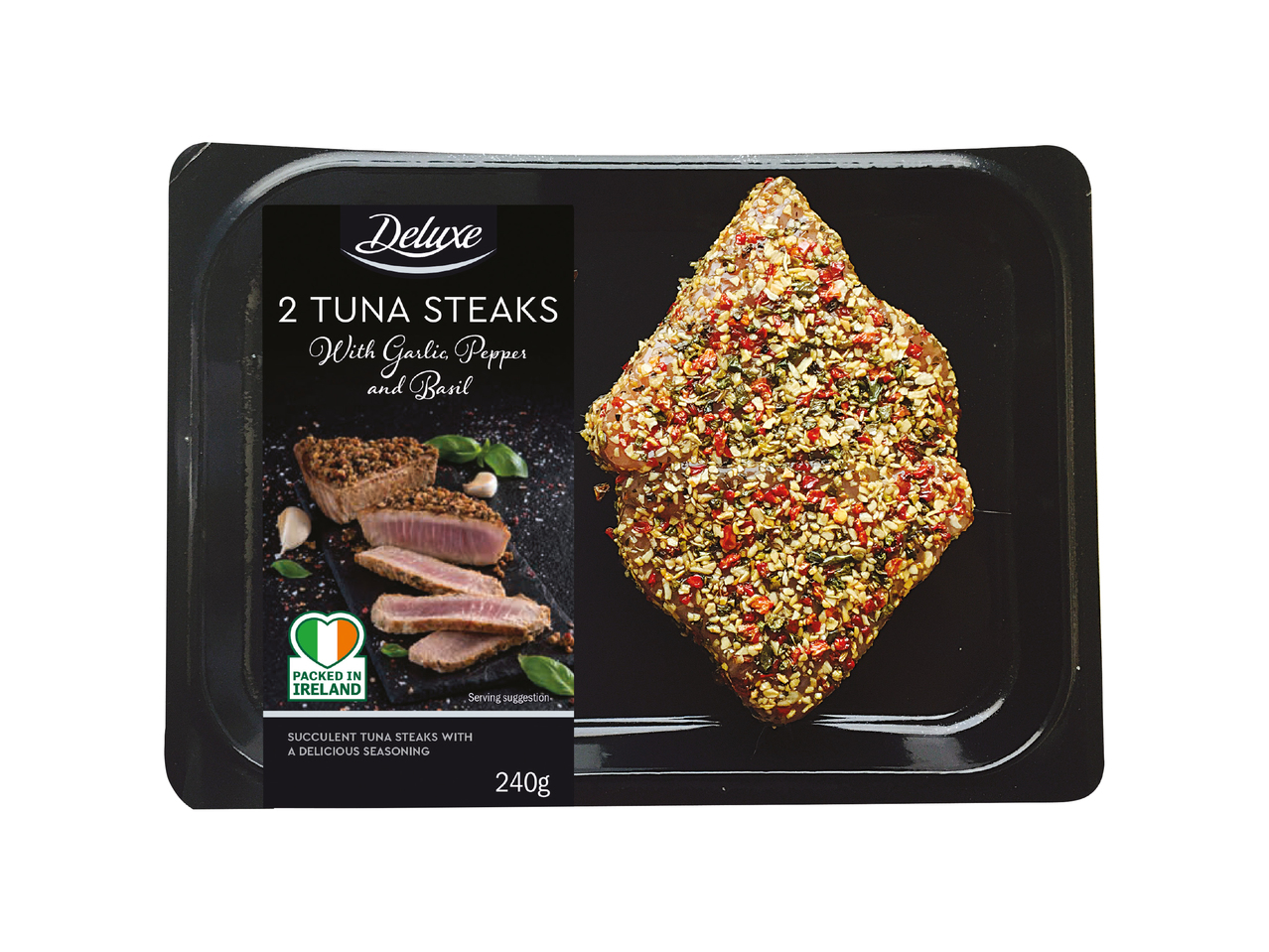 Tuna Steaks w. Garlic, Pepper, Chili
