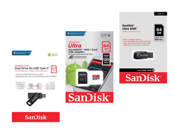Clé USB/disque dur Dual Drive/carte MicroSD