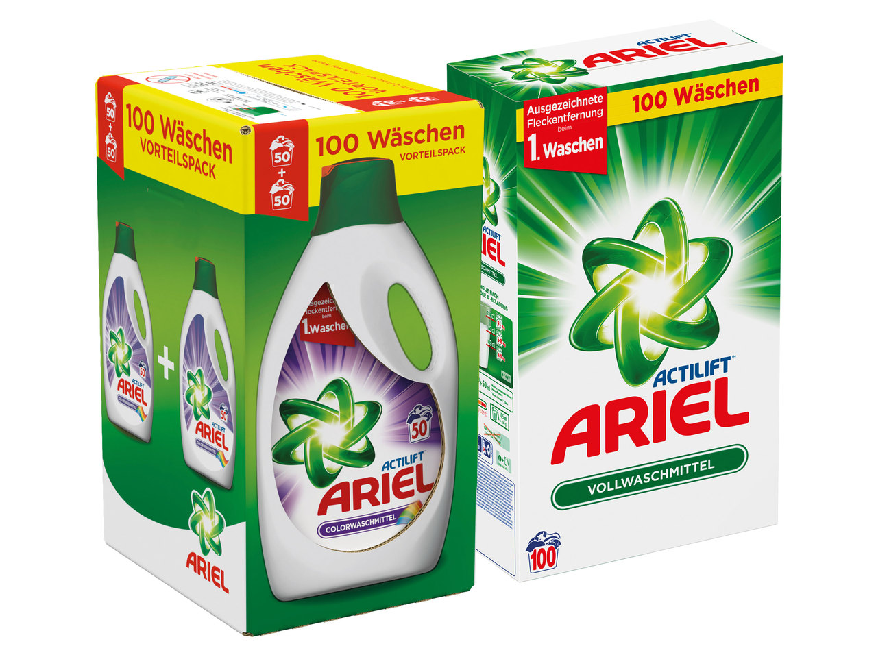 ARIEL Pulver oder Gel