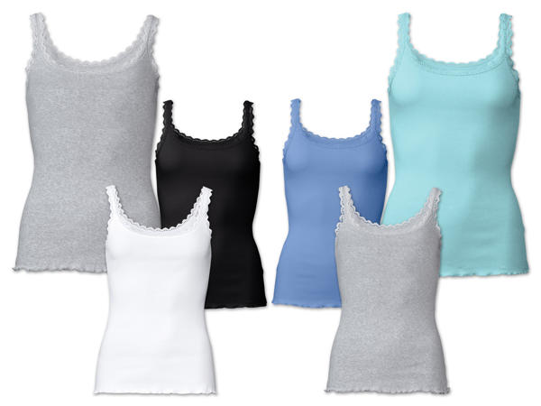 ESMARA(R)LINGERIE Damen Ripptop, 3 Stück1