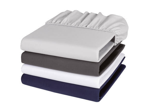 Drap-housse en satin