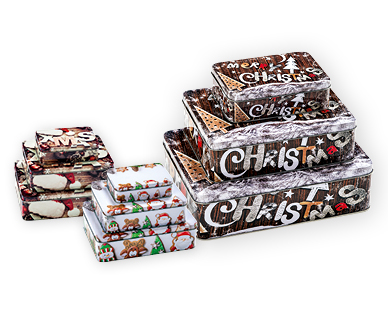 Lot de boîtes à biscuits de Noël, 3 pièces MY LIVING STYLE