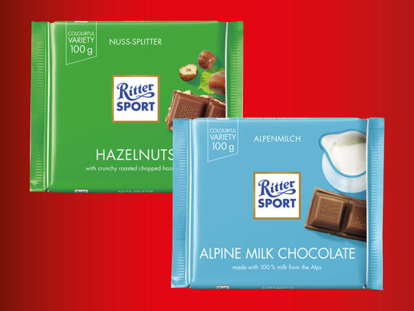RITTER SPORT ČOKOLÁDA
