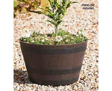 Whiskey Barrel Planter