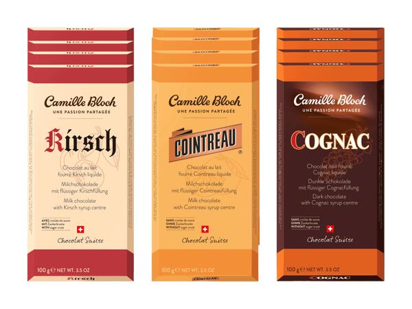 Tablette de chocolat Camille Bloch