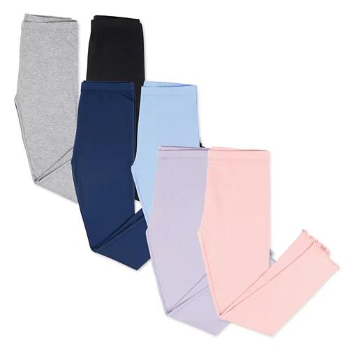 LILY & DAN Leggings pour filles, 2 pièces