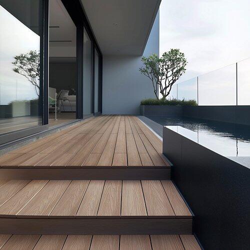 HOME DELUXE WPC Terrassendielen SAMANA, Teakholz