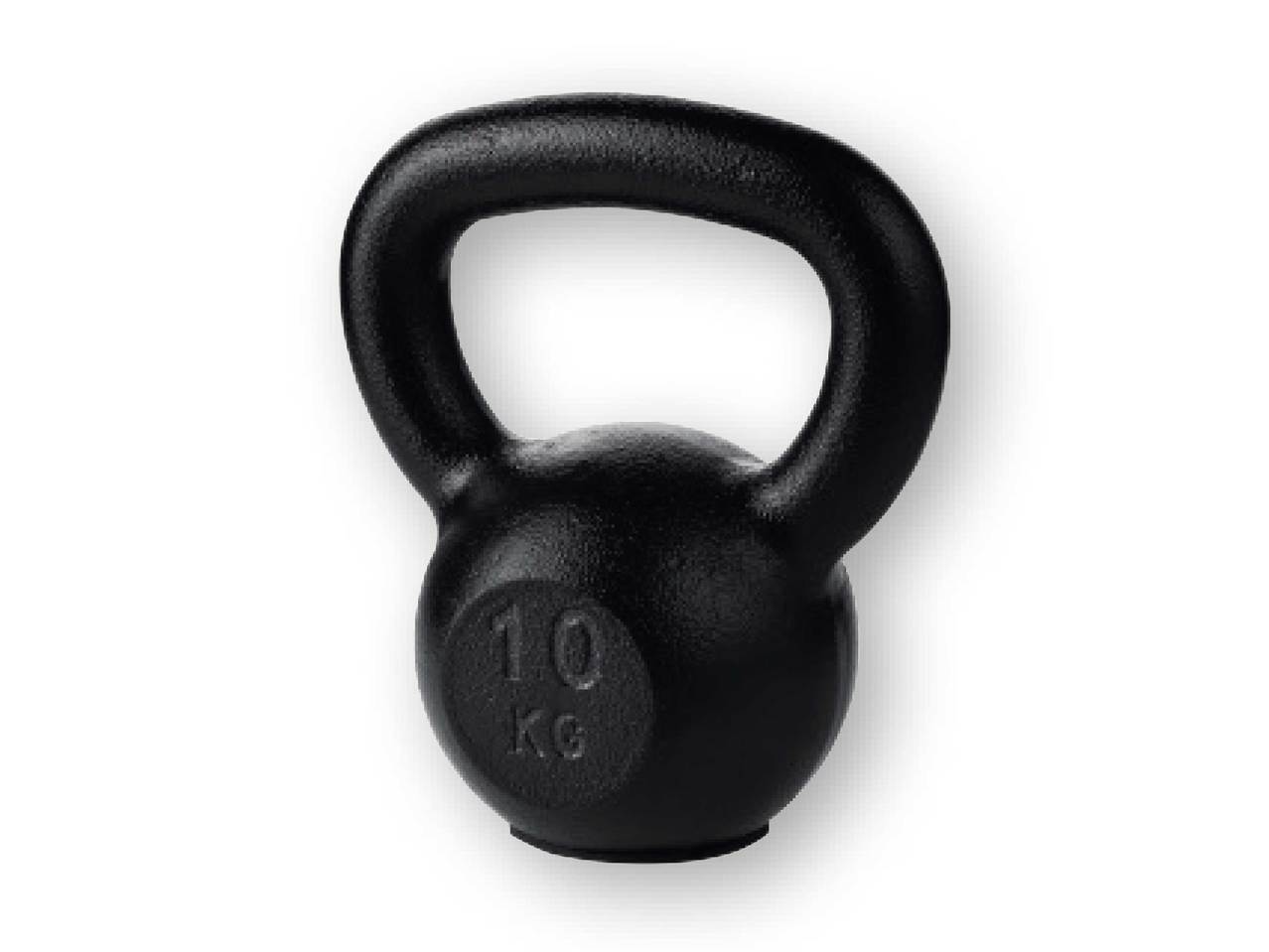 Crivit Pro Cast Iron Kettlebell 10Kg