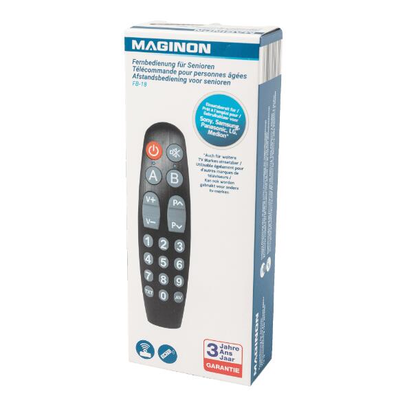 MAGINON(R) 				Afstandsbediening voor senioren
