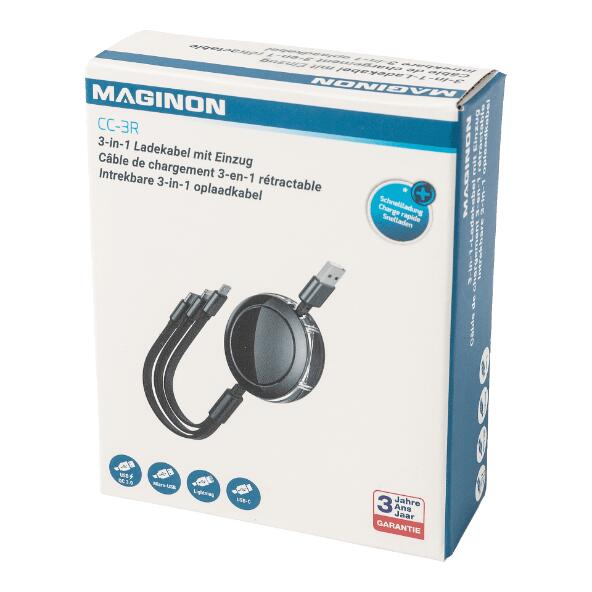 MAGINON(R) 				3-in-1-Ladekabel