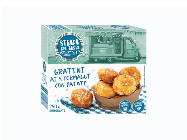 Potato Gratins with 4 Cheeses
