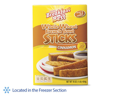 Breakfast Best Cinnamon Whole Wheat French Toast Sticks