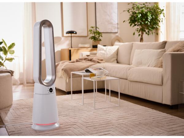 Bladeless Fan Heater With LED