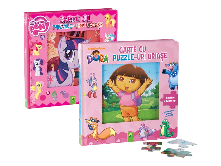 Cărți puzzle cu licență, 4 modele