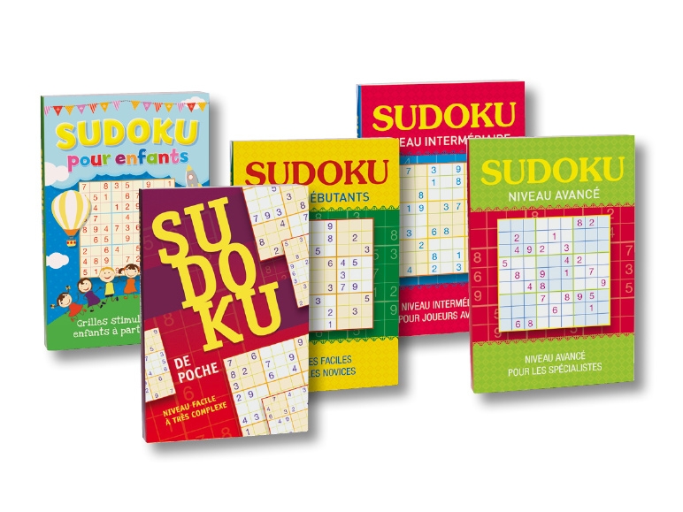 Livre de sudoku ***Cet article est disponible uniquement en Suisse romande.***