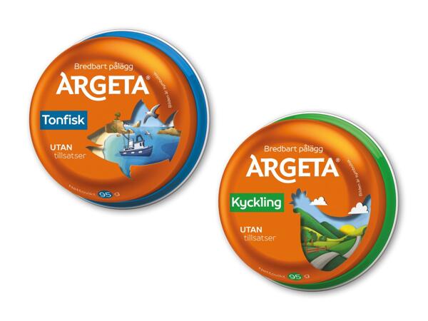 ARGETA Tun- eller kyllingepostej
