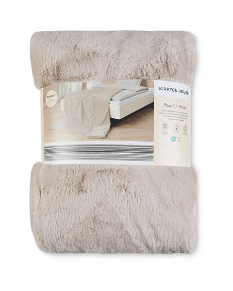 Faux Fur Throw