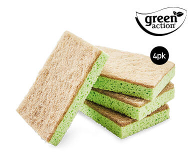 Coconut Fibre Sponges 4pk