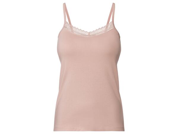 Ladies' Vest Top with Lace