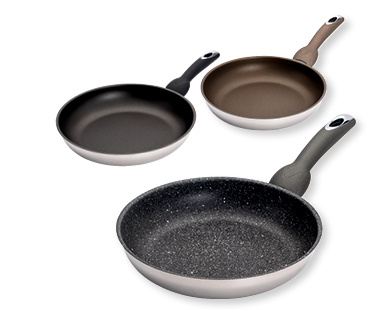Poêle brillante en acier inoxydable, 24 cm Ø CROFTON(R)