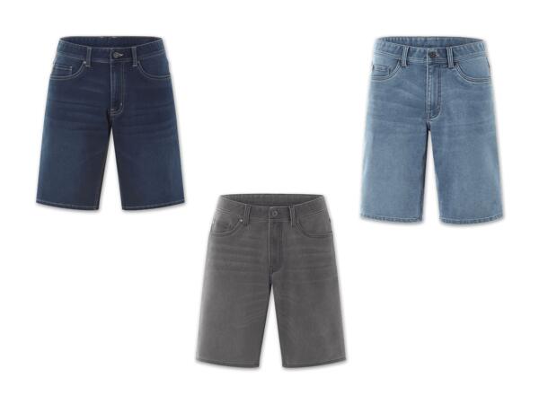 Herren Jeans Sweatdenim-Bermudas