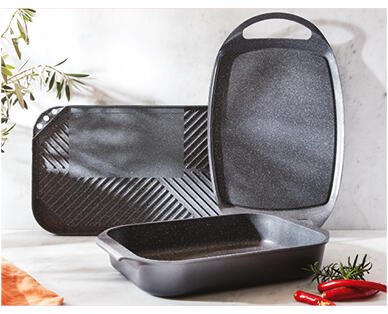 Cast Aluminium Grill Griddle Plate or Tepanyaki Plate or Roaster