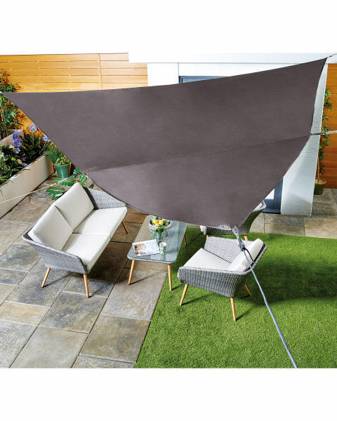 Anthracite Triangle Sun Shade