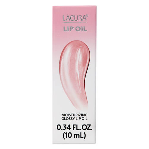 Moisturizing Glossy Lip Oil - Pink, 0.34 fl oz