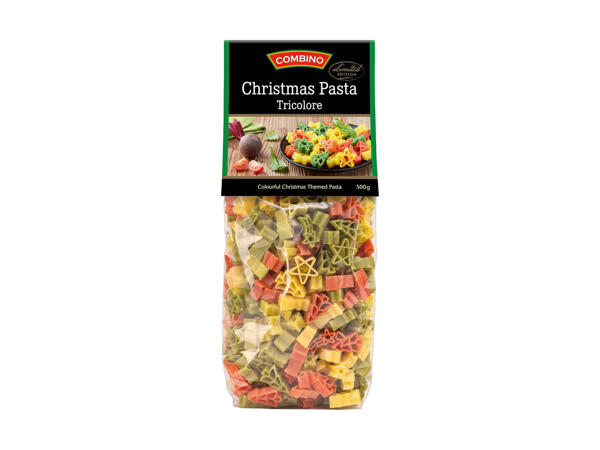Pâtes de Noël tricolores