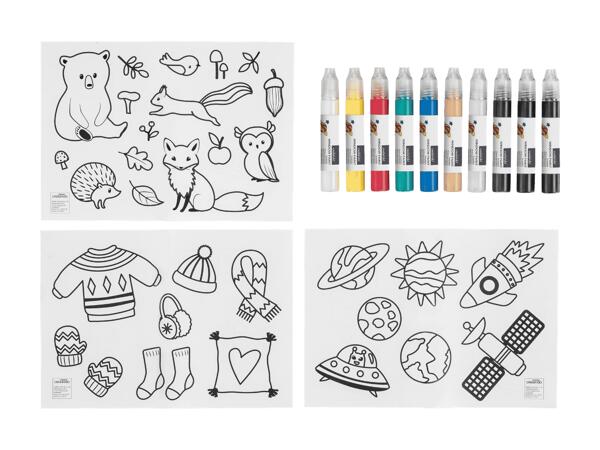 Set de peinture pour fenêtres