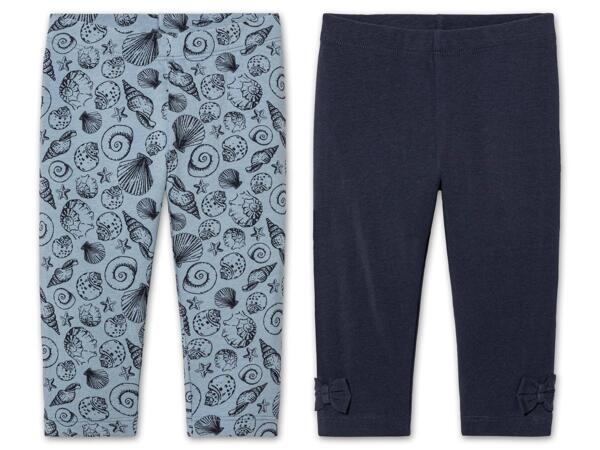 Kleinkinder Caprileggings, 2 Stück
