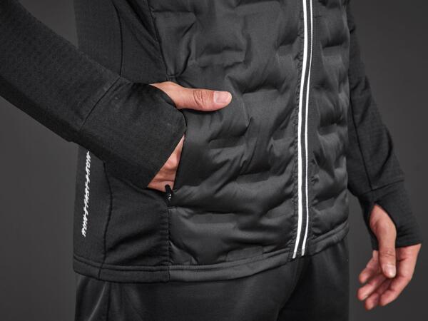 Men's hybrid thermal jacket