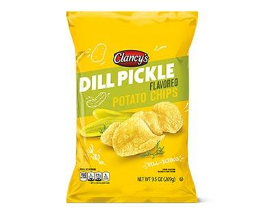 Clancy's 
 Dill Pickle Potato Chips