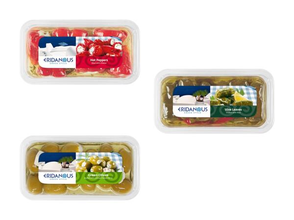 Antipasti dans l'huile