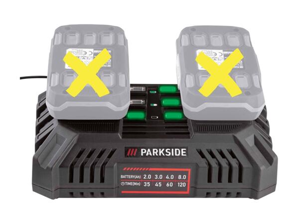 PARKSIDE(R) Dobbelt lynoplader