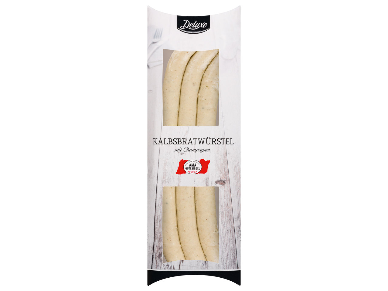 DELUXE Kalbsbratwürstel mit Champagner