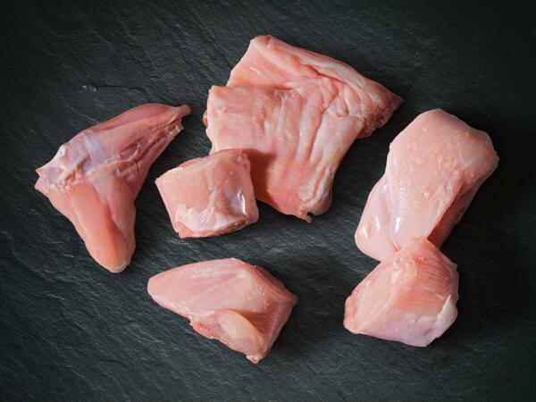 Viande de lapin en morceaux