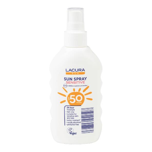 LACURA(R) 				Crème solaire ou spray solaire kids FPS 50+