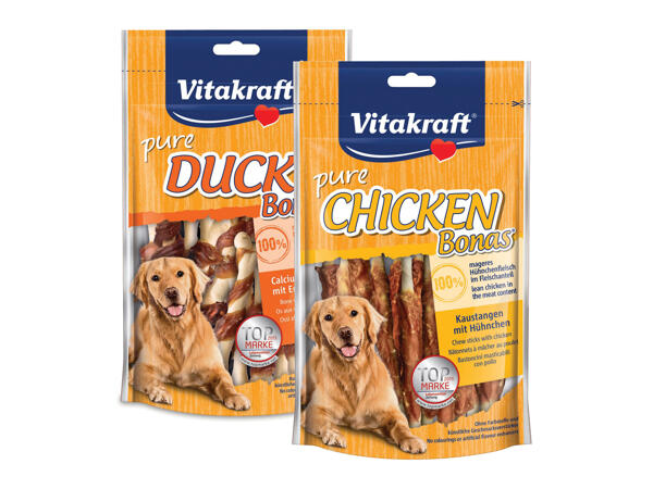 Pure Duck or Chicken Bonas for Dogs