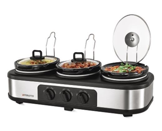 Ambiano 
 Triple Slow Cooker