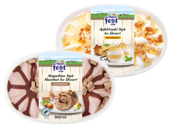 Gestrudeltes Eis