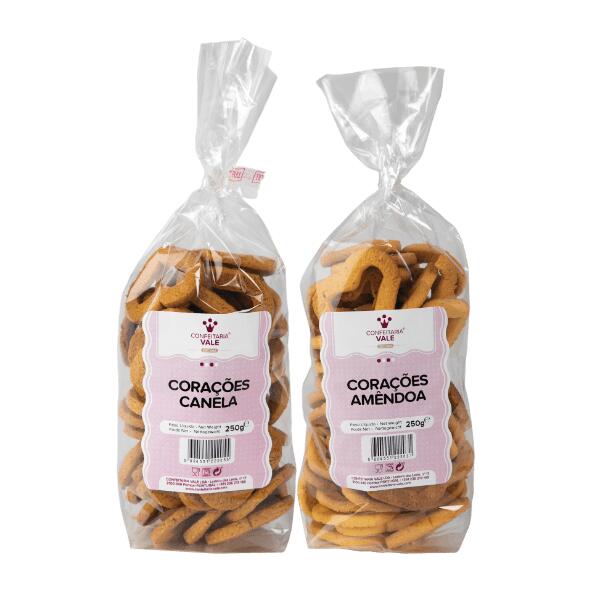 Corações de Canela/ Amêndoa