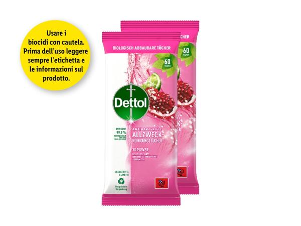 Panni detergenti Dettol duo