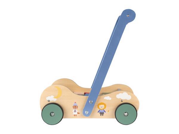 Lupilu Wooden Baby Walker/​Activity Cube