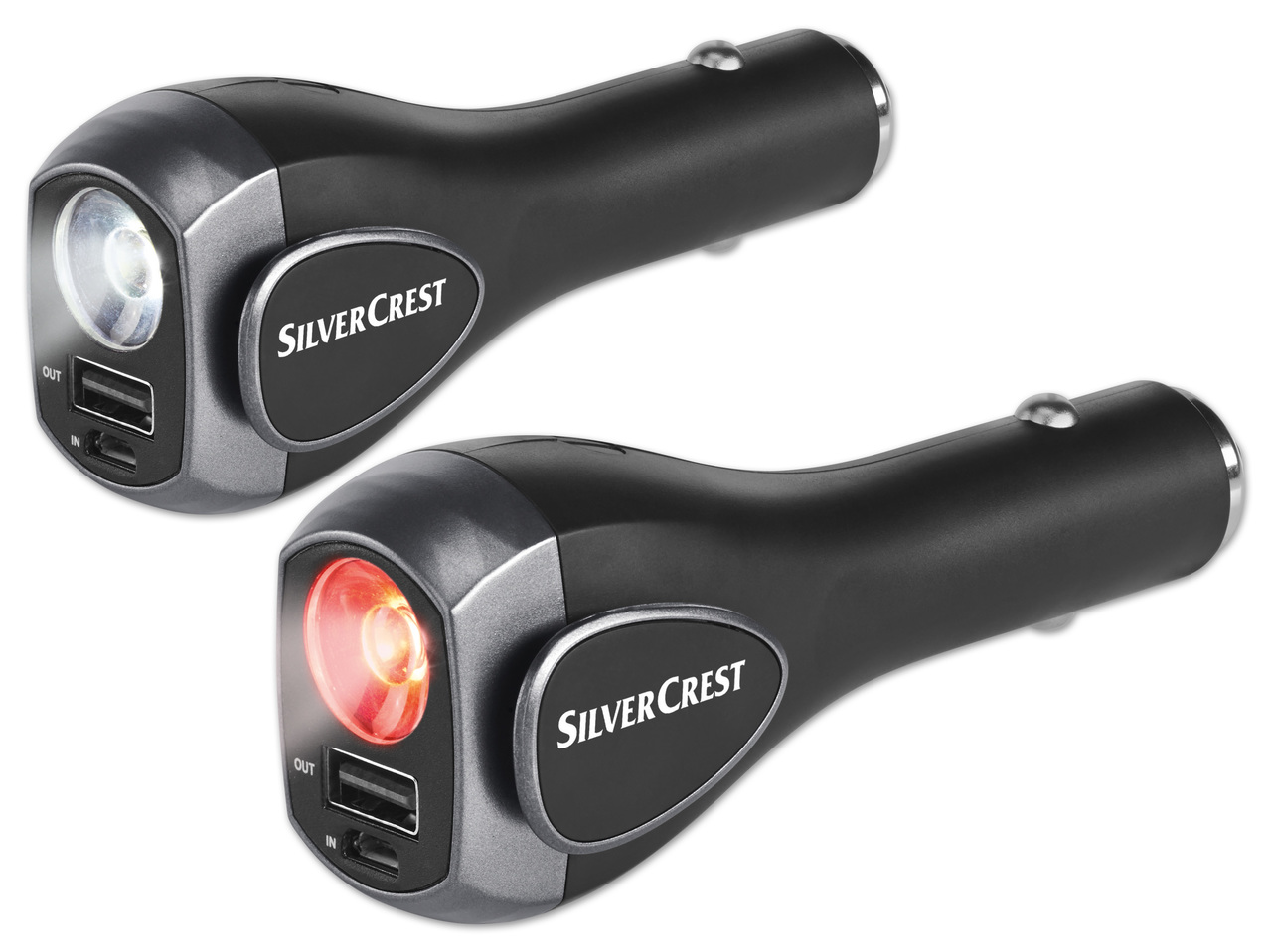 SILVERCREST(R) Kfz-Ladeadapter mit Notfallfunktionen